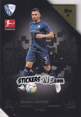 Sticker Danilo Soares - German Fussball Bundesliga 2022-2023. Match Attax - Topps
