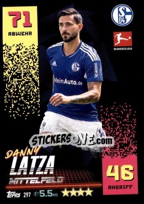Cromo Danny Latza - German Fussball Bundesliga 2022-2023. Match Attax - Topps