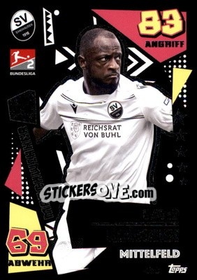 Cromo David Kinsombi - German Fussball Bundesliga 2022-2023. Match Attax - Topps