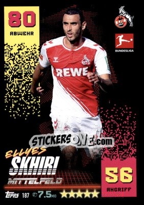 Figurina Ellyes Skhiri - German Fussball Bundesliga 2022-2023. Match Attax - Topps