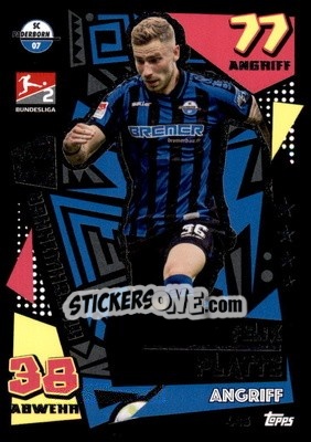 Sticker Felix Platte - German Fussball Bundesliga 2022-2023. Match Attax - Topps