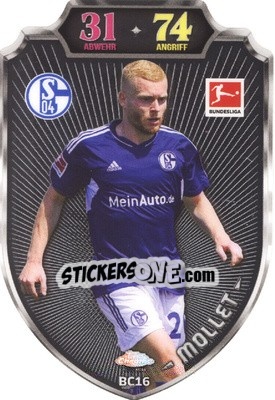 Sticker Florent Mollet - German Fussball Bundesliga 2022-2023. Match Attax - Topps