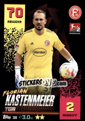 Sticker Florian Kastenmeier - German Fussball Bundesliga 2022-2023. Match Attax - Topps