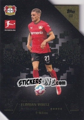 Sticker Florian Wirtz - German Fussball Bundesliga 2022-2023. Match Attax - Topps