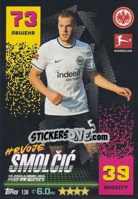 Figurina Hrvoje Smolčić - German Fussball Bundesliga 2022-2023. Match Attax - Topps