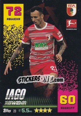 Sticker Iago - German Fussball Bundesliga 2022-2023. Match Attax - Topps