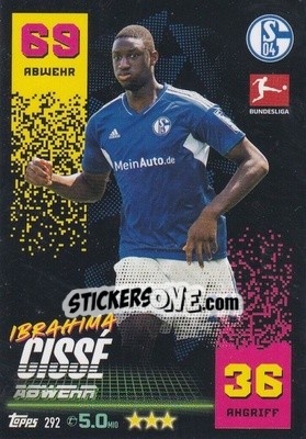 Figurina Ibrahima Cissé - German Fussball Bundesliga 2022-2023. Match Attax - Topps