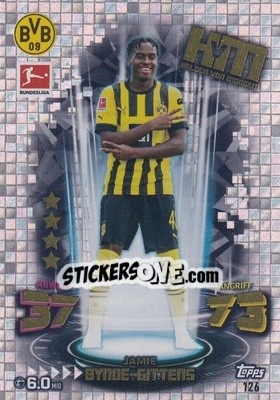 Cromo Jamie Bynoe-Gittens - German Fussball Bundesliga 2022-2023. Match Attax - Topps