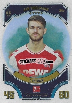 Figurina Jan Thielmann - German Fussball Bundesliga 2022-2023. Match Attax - Topps