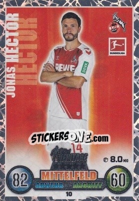 Sticker Jonas Hector - German Fussball Bundesliga 2022-2023. Match Attax - Topps