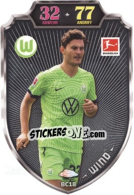 Figurina Jonas Wind - German Fussball Bundesliga 2022-2023. Match Attax - Topps