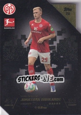 Sticker Jonathan Burkardt - German Fussball Bundesliga 2022-2023. Match Attax - Topps