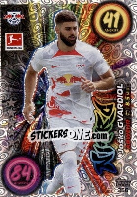 Sticker Josko Gvardiol - German Fussball Bundesliga 2022-2023. Match Attax - Topps