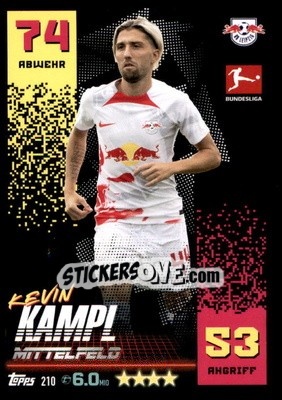 Sticker Kevin Kampl - German Fussball Bundesliga 2022-2023. Match Attax - Topps