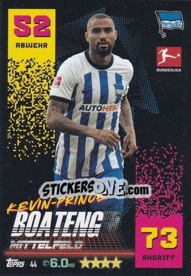 Figurina Kevin-Prince Boateng - German Fussball Bundesliga 2022-2023. Match Attax - Topps