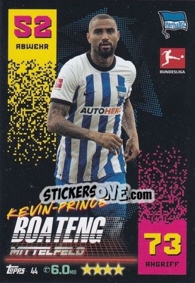 Sticker Kevin-Prince Boateng - German Fussball Bundesliga 2022-2023. Match Attax - Topps