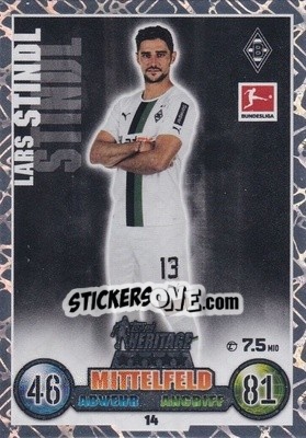 Figurina Lars Stindl - German Fussball Bundesliga 2022-2023. Match Attax - Topps