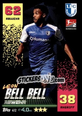 Sticker Leon Bell Bell - German Fussball Bundesliga 2022-2023. Match Attax - Topps