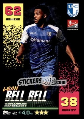 Cromo Leon Bell Bell - German Fussball Bundesliga 2022-2023. Match Attax - Topps