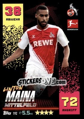 Sticker Linton Maina - German Fussball Bundesliga 2022-2023. Match Attax - Topps