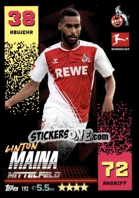 Figurina Linton Maina - German Fussball Bundesliga 2022-2023. Match Attax - Topps