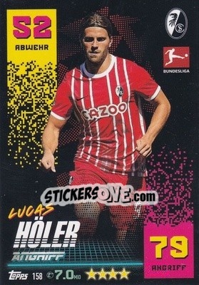 Sticker Lucas Höler - German Fussball Bundesliga 2022-2023. Match Attax - Topps