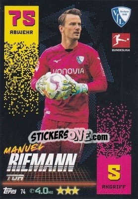 Cromo Manuel Riemann - German Fussball Bundesliga 2022-2023. Match Attax - Topps