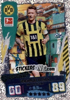 Sticker Marco Reus - German Fussball Bundesliga 2022-2023. Match Attax - Topps