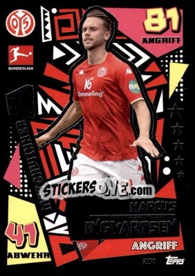 Sticker Marcus Ingvartsen - German Fussball Bundesliga 2022-2023. Match Attax - Topps