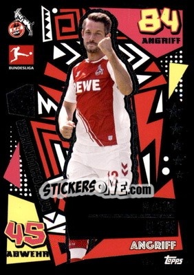 Sticker Mark Uth - German Fussball Bundesliga 2022-2023. Match Attax - Topps