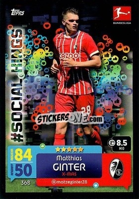 Cromo Matthias Ginter - German Fussball Bundesliga 2022-2023. Match Attax - Topps