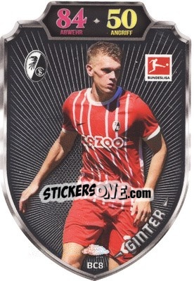 Sticker Matthias Ginter - German Fussball Bundesliga 2022-2023. Match Attax - Topps