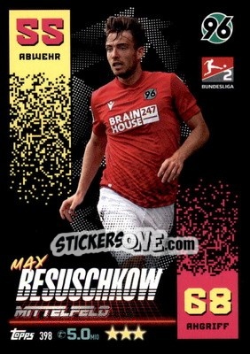 Cromo Max Besuschkow - German Fussball Bundesliga 2022-2023. Match Attax - Topps