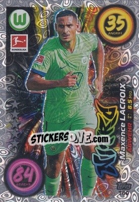 Sticker Maxence Lacroix - German Fussball Bundesliga 2022-2023. Match Attax - Topps