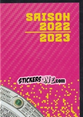 Sticker Meisterschale - German Fussball Bundesliga 2022-2023. Match Attax - Topps