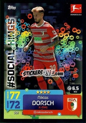 Cromo Niklas Dorsch - German Fussball Bundesliga 2022-2023. Match Attax - Topps