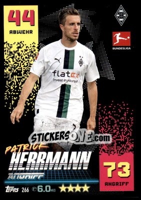 Figurina Patrick Herrmann - German Fussball Bundesliga 2022-2023. Match Attax - Topps