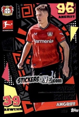 Sticker Patrik Schick - German Fussball Bundesliga 2022-2023. Match Attax - Topps