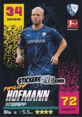 Cromo Philipp Hofmann - German Fussball Bundesliga 2022-2023. Match Attax - Topps