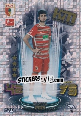 Sticker Ricardo Pepi - German Fussball Bundesliga 2022-2023. Match Attax - Topps