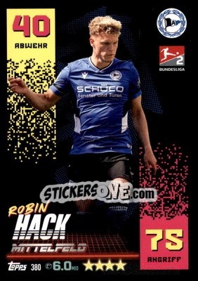 Cromo Robin Hack - German Fussball Bundesliga 2022-2023. Match Attax - Topps