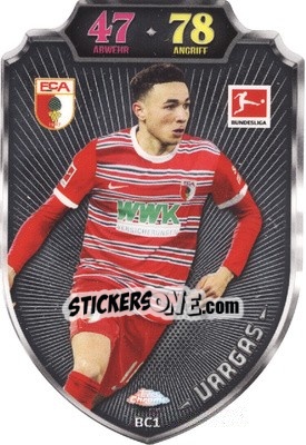 Cromo Ruben Vargas - German Fussball Bundesliga 2022-2023. Match Attax - Topps