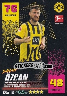 Cromo Salih Özcan - German Fussball Bundesliga 2022-2023. Match Attax - Topps