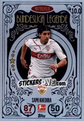 Sticker Sami Khedira - German Fussball Bundesliga 2022-2023. Match Attax - Topps