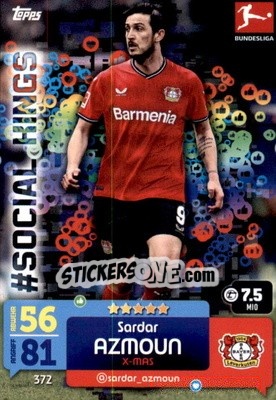 Sticker Sardar Azmoun - German Fussball Bundesliga 2022-2023. Match Attax - Topps