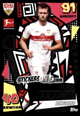 Sticker Saša Kalajdžić - German Fussball Bundesliga 2022-2023. Match Attax - Topps