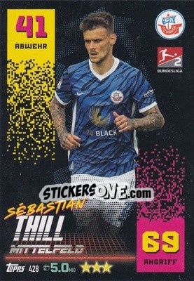 Figurina Sébastian Thill - German Fussball Bundesliga 2022-2023. Match Attax - Topps