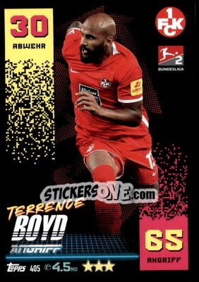 Figurina Terrence Boyd - German Fussball Bundesliga 2022-2023. Match Attax - Topps