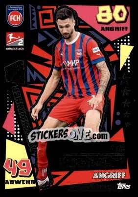 Figurina Tim Kleindienst - German Fussball Bundesliga 2022-2023. Match Attax - Topps