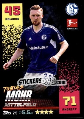 Figurina Tobias Mohr - German Fussball Bundesliga 2022-2023. Match Attax - Topps